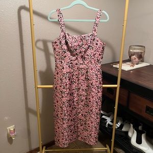 NWOT Kate Spade Panthera Jacquard Midi Dress